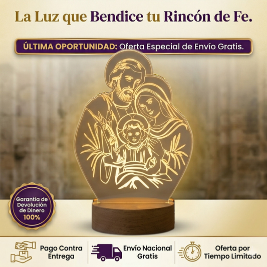 LAMPARA LED SAGRADA FAMILIA